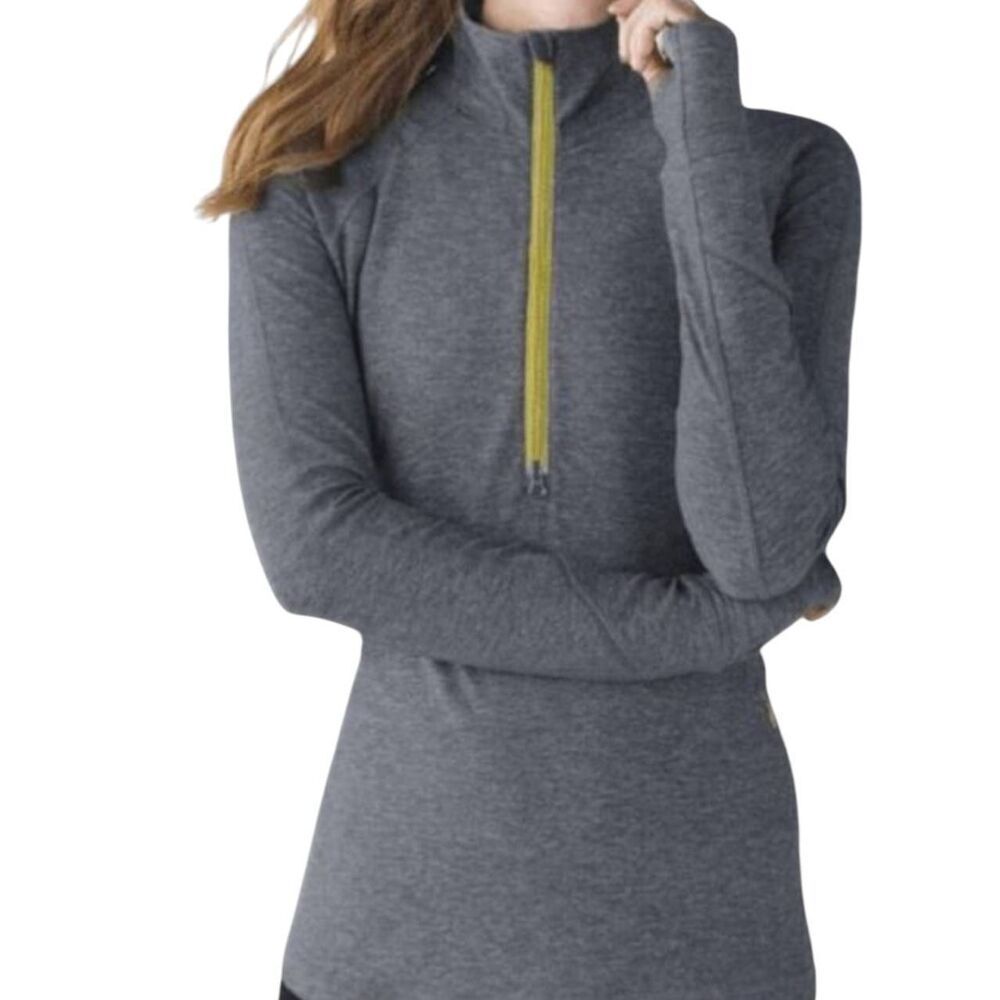 LULULEMON ATHLETICA Race Your Pace 1/2 Zip Pullover Size 6